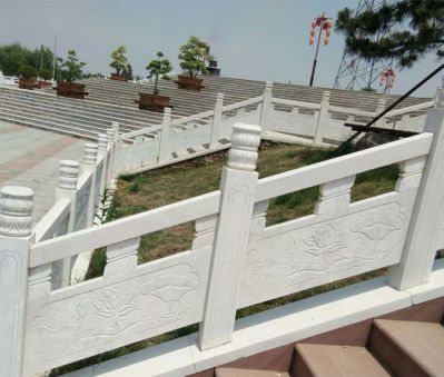 廣場(chǎng)臺(tái)階扶手花崗巖簡易欄桿