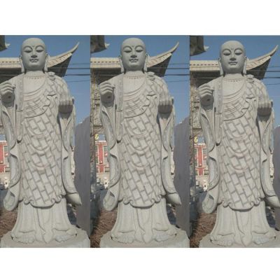 寺廟大理石雕刻地藏王佛像雕塑