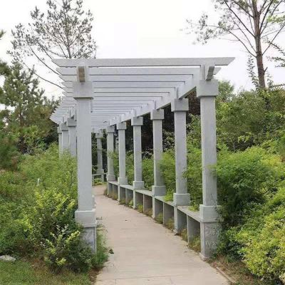 大理石石雕架子，長廊