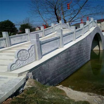 城市河道花崗巖石雕圍欄雕塑