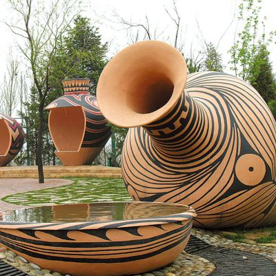 玻璃鋼創(chuàng)意瓶子，休閑公園景觀雕塑