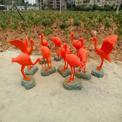 仿真白鷺假山室外景觀雕塑有什么寓意？