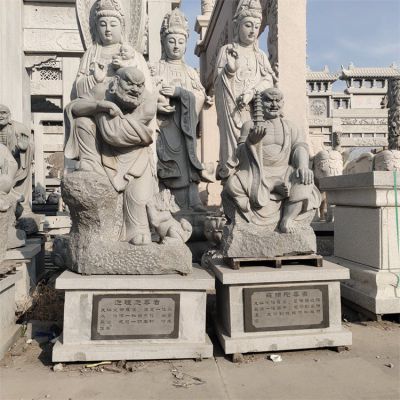 石雕佛像菩薩像定制加工，造型豐富，石材齊全