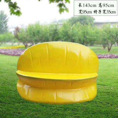 戶(hù)外園林景觀玻璃鋼水果等著雕塑