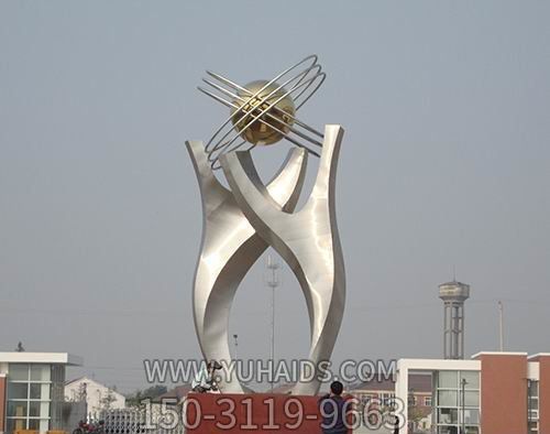 和諧雕塑-公園景區不銹鋼抽象和諧雕塑 和諧雕塑-公園景區不銹鋼抽象和諧雕塑