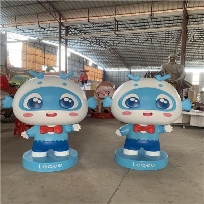 商場(chǎng)店鋪玻璃鋼彩繪卡通公仔擺件