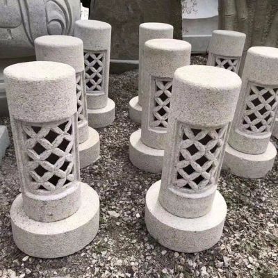 石燈，花崗巖園林石雕燈具