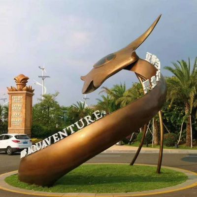 廣場(chǎng)異性不銹鋼戶(hù)外大型景觀雕塑