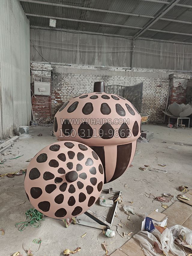 玻璃鋼松果雕塑擺件