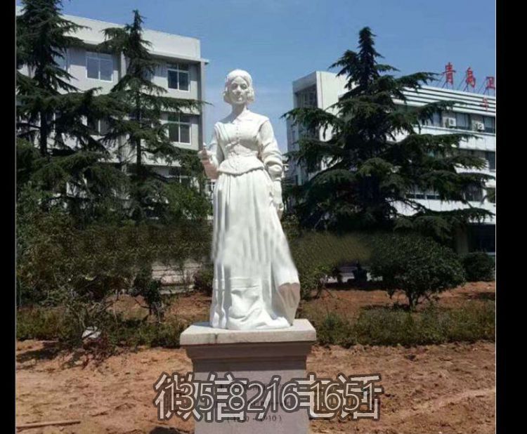 西方名人景觀弗洛倫斯·南丁格爾雕塑