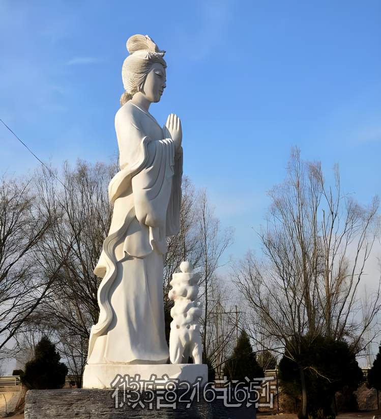 園林景觀漢白玉中國(guó)四大美女貂蟬雕塑