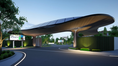 園林創(chuàng)意不銹鋼大門(mén)造型景觀