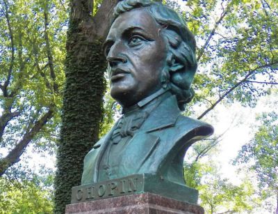 園林戶外青銅西方著名音樂(lè)家肖邦雕塑