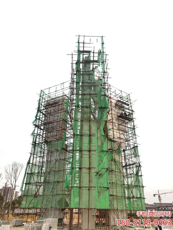 施工中的泰安史國(guó)之門